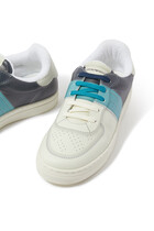 Kids Colorblock Leather Sneakers